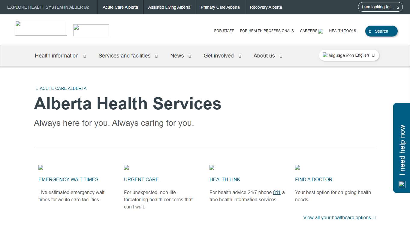 Home Alberta Health Services